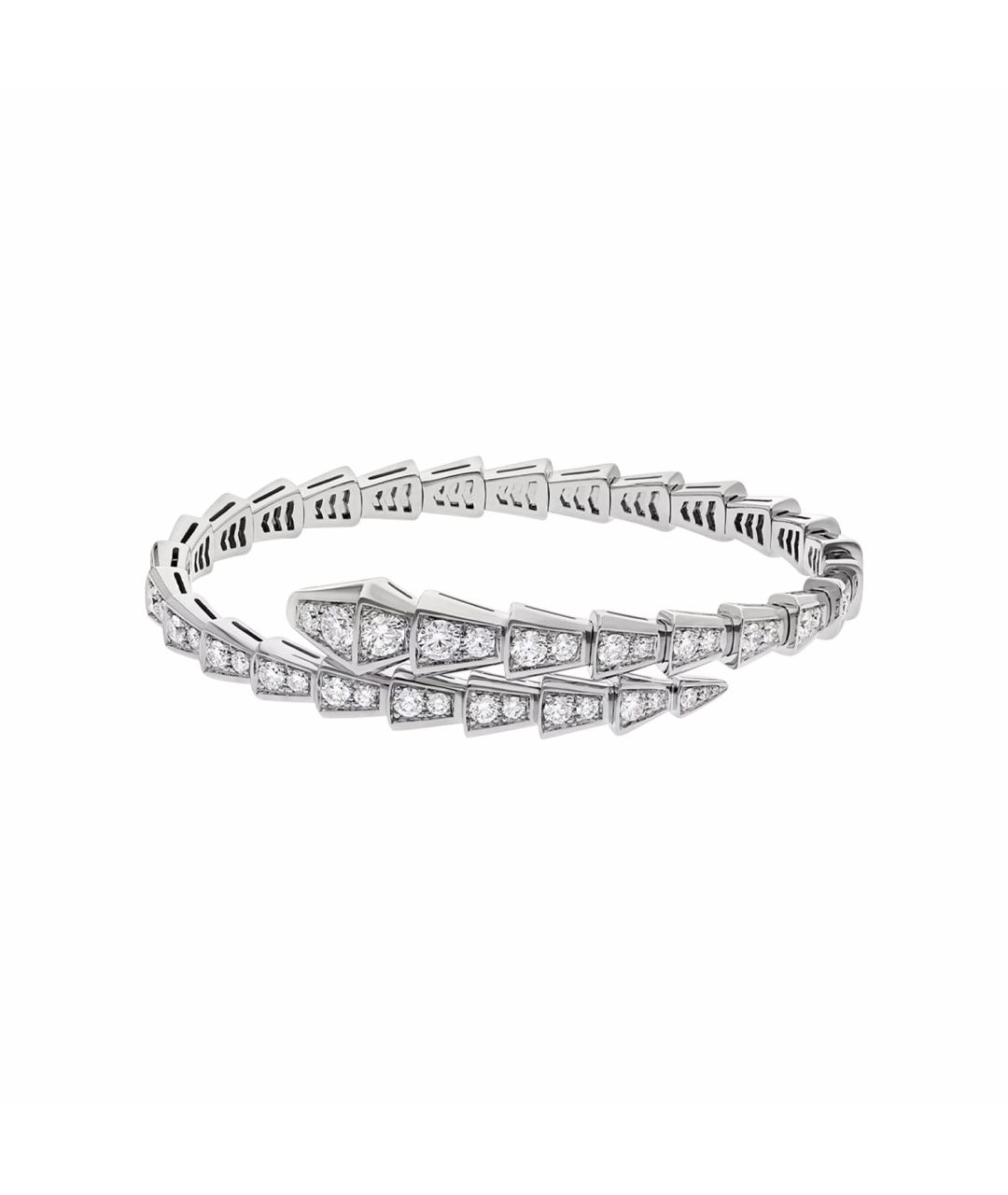BVLGARI Серебрянный браслет из белого золота, фото 1