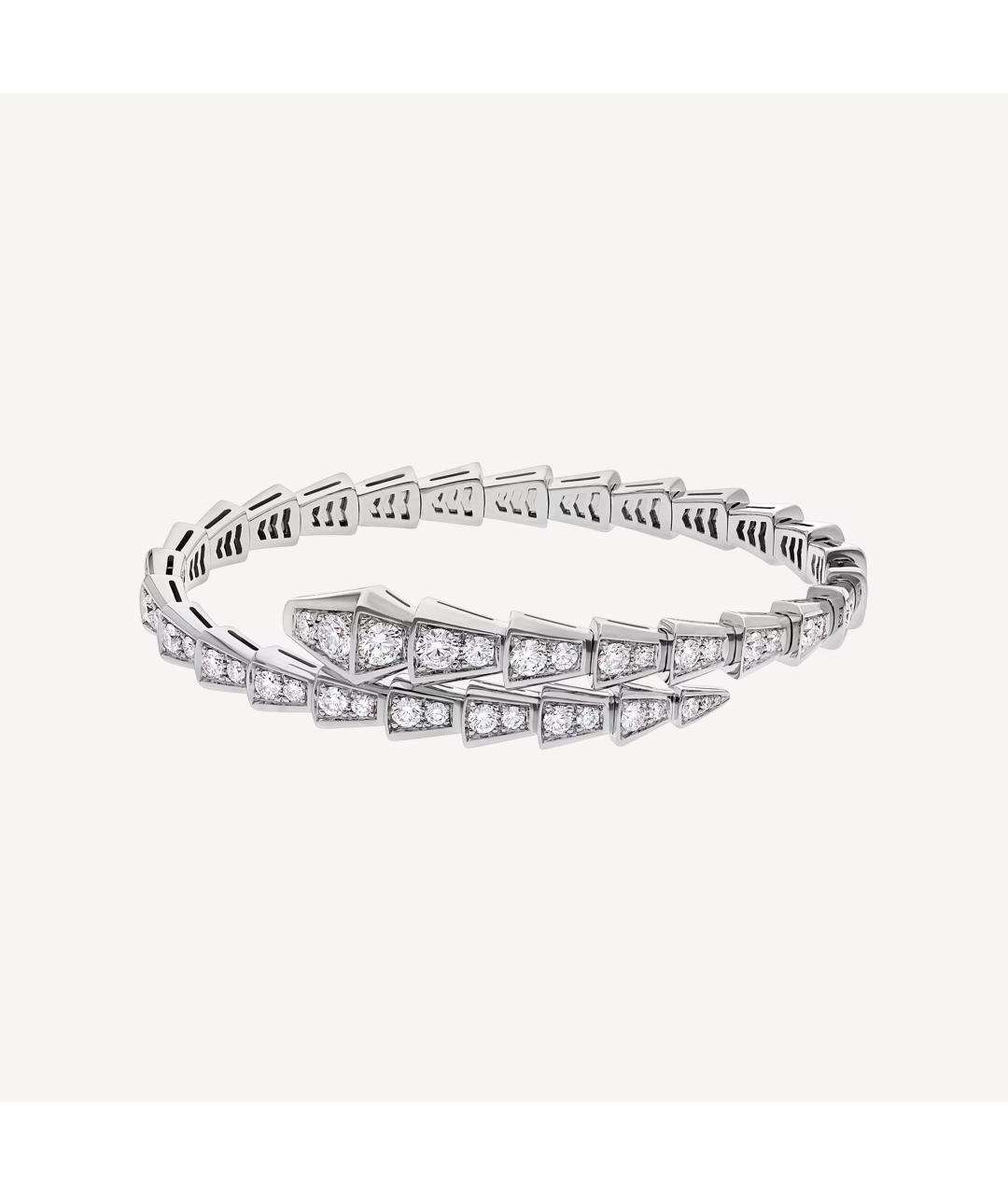 BVLGARI Серебрянный браслет из белого золота, фото 5