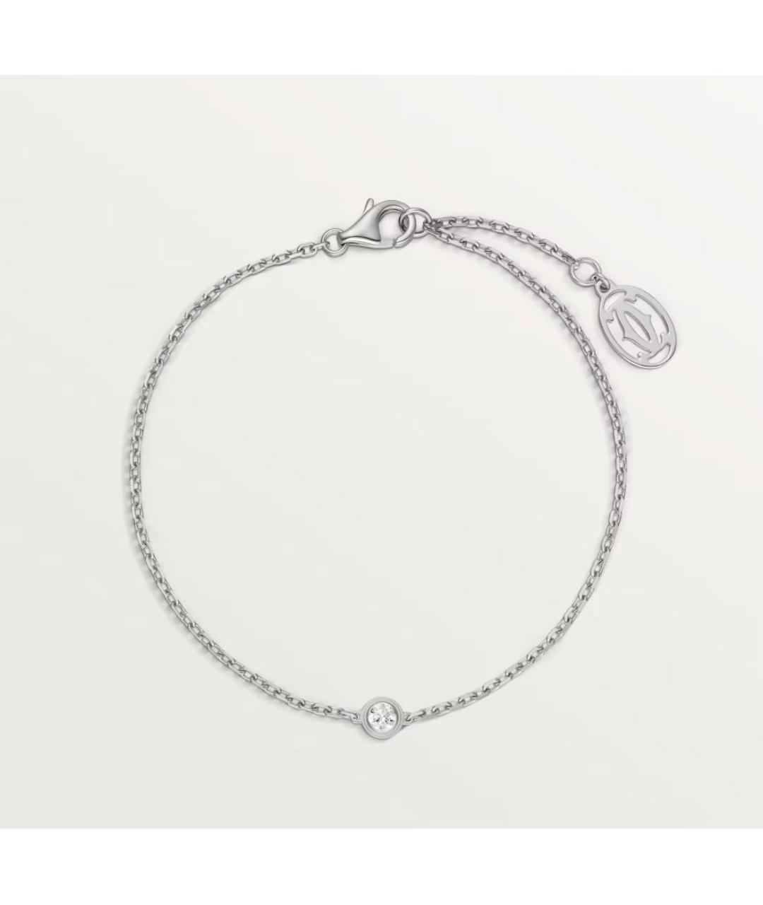 CARTIER Белый браслет из белого золота, фото 8