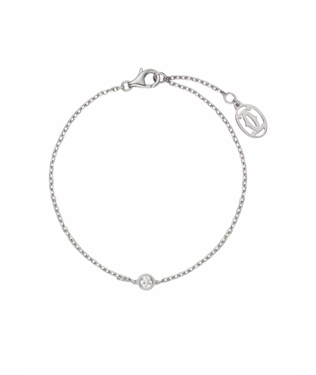 CARTIER Белый браслет из белого золота, фото 1