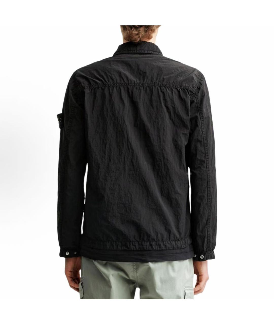 STONE ISLAND Черная куртка, фото 4