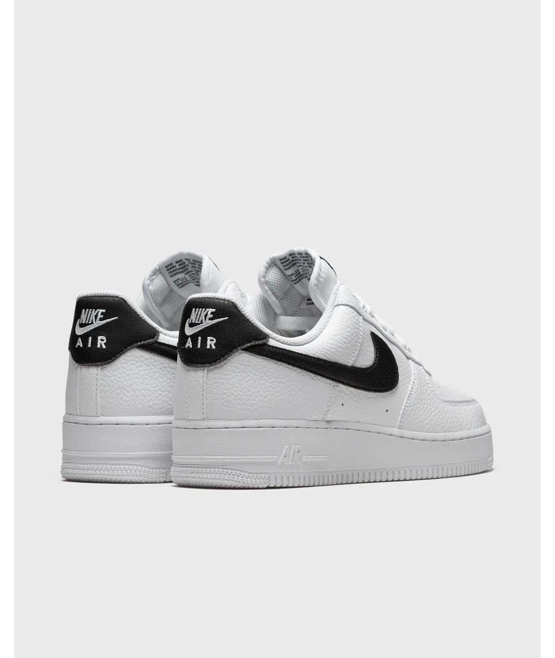 NIKE Белые кожаные низкие кроссовки / кеды, фото 5