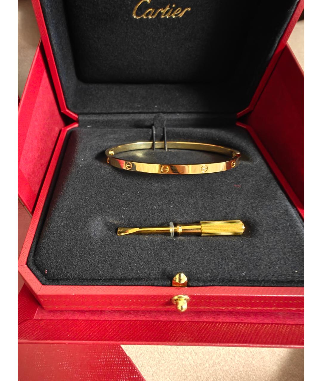 CARTIER Золотой браслет из желтого золота, фото 4
