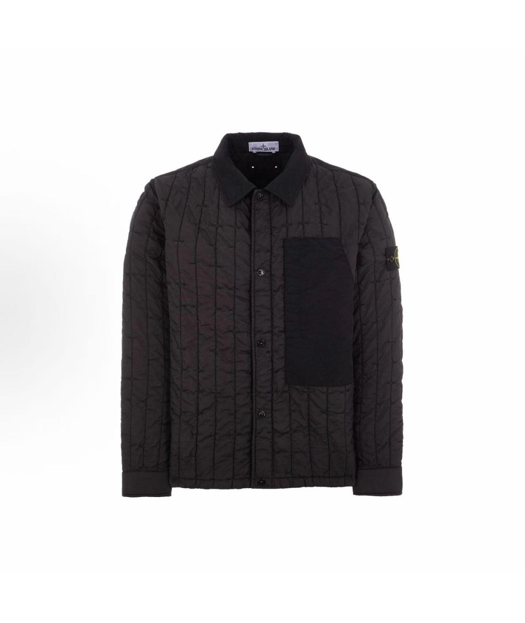 STONE ISLAND Черная куртка, фото 4