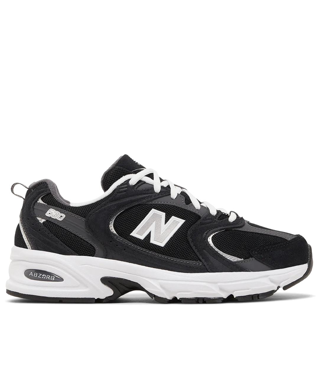 NEW BALANCE Черные текстильные кроссовки, фото 1
