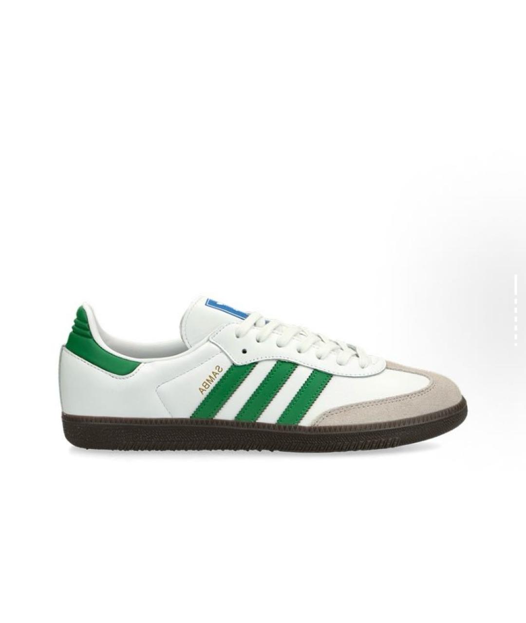 ADIDAS Белые кожаные кроссовки, фото 7