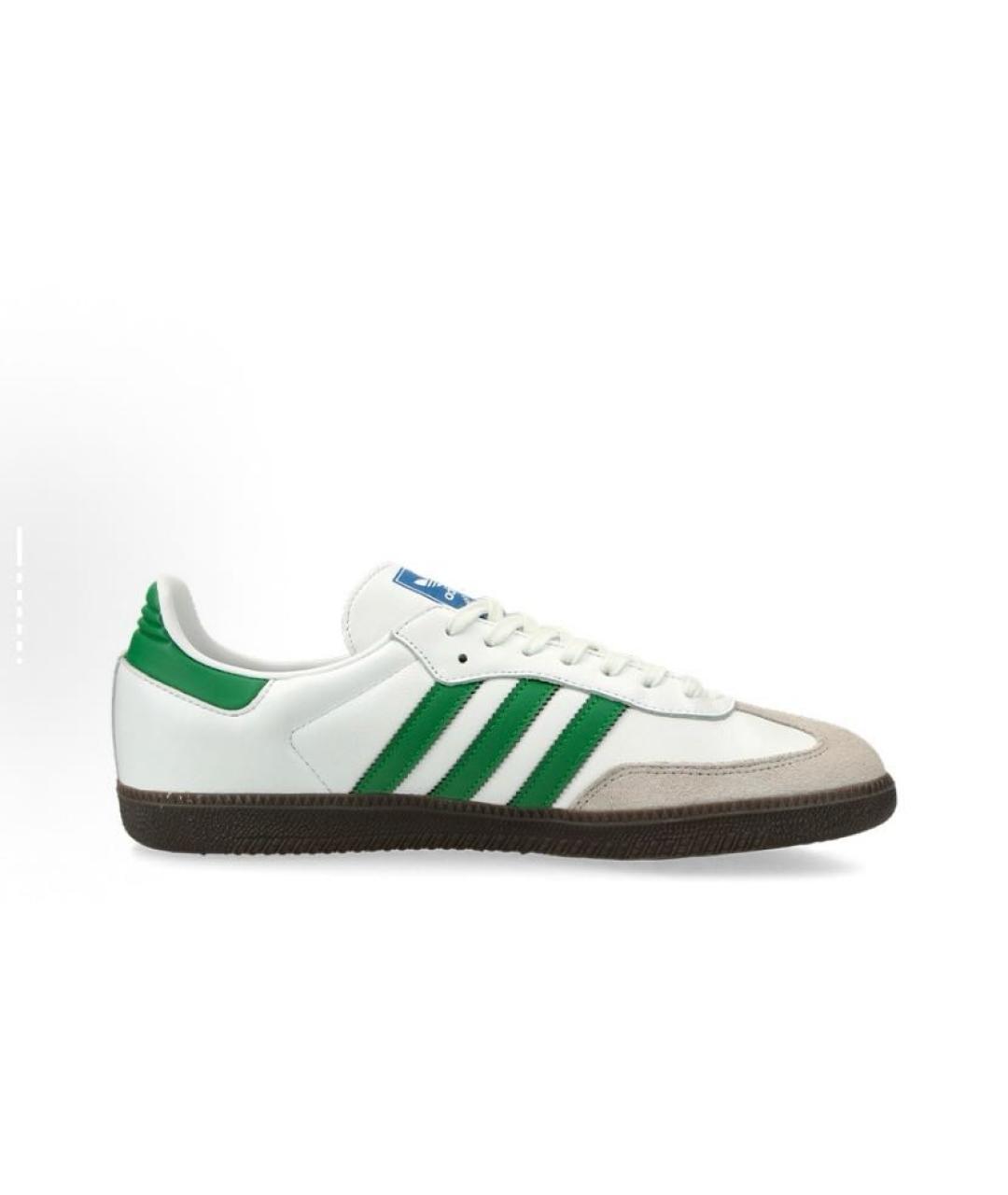 ADIDAS Белые кожаные кроссовки, фото 3