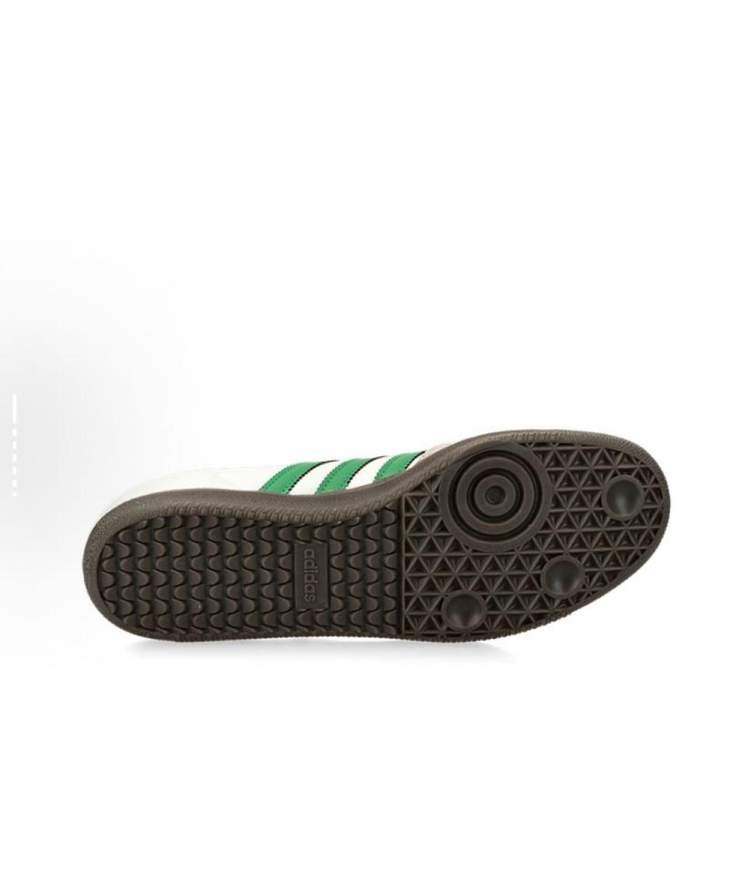ADIDAS Белые кожаные кроссовки, фото 6