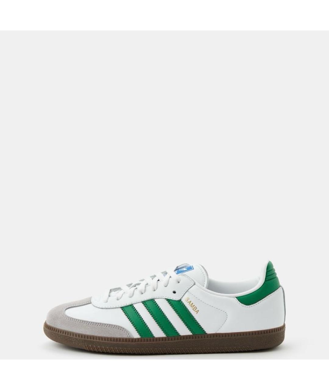 ADIDAS Белые кожаные кроссовки, фото 2