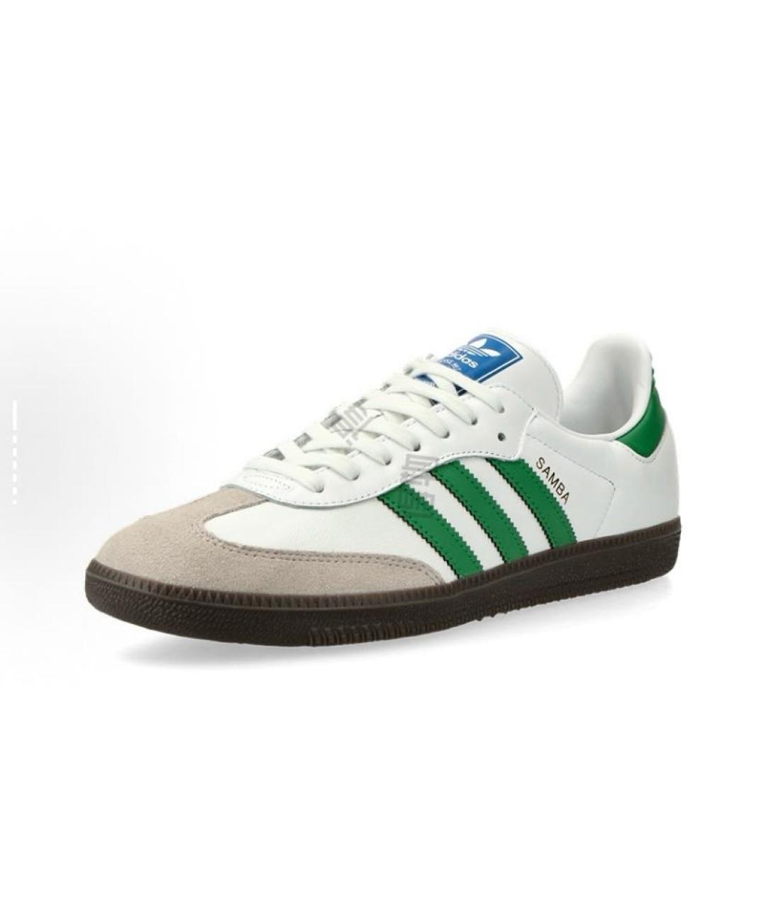 ADIDAS Белые кожаные кроссовки, фото 4
