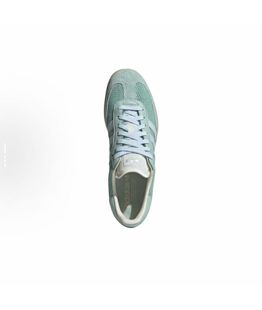 ADIDAS Голубые текстильные кроссовки, фото 3