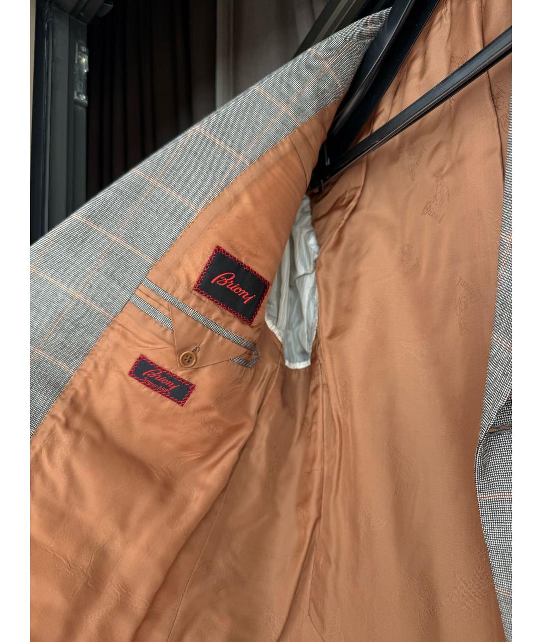 BRIONI Коричневый классический костюм, фото 4