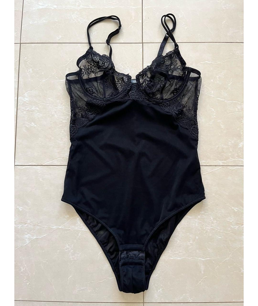 LA PERLA Черное кружевное боди, фото 4