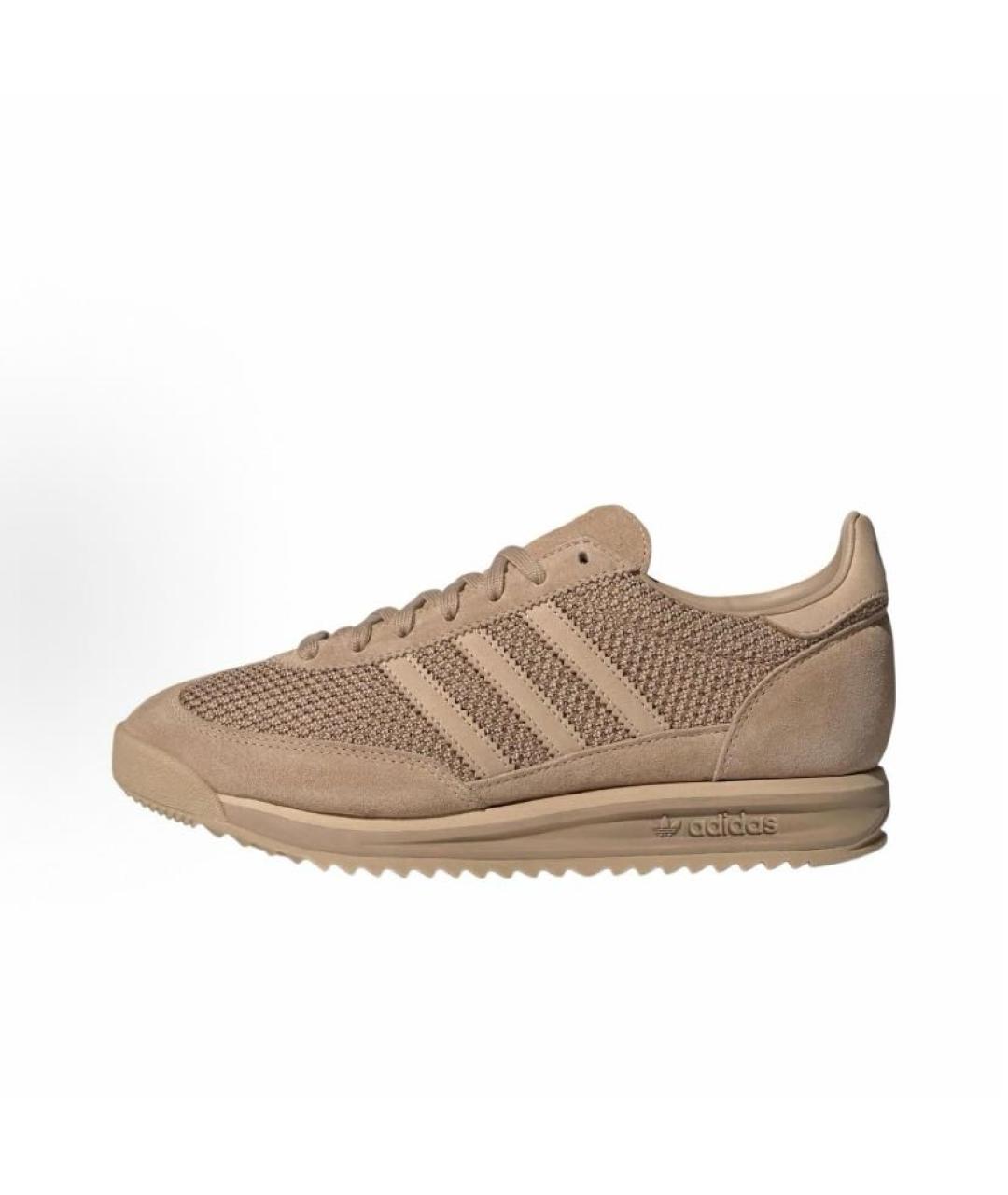 ADIDAS Бежевые текстильные кроссовки, фото 3