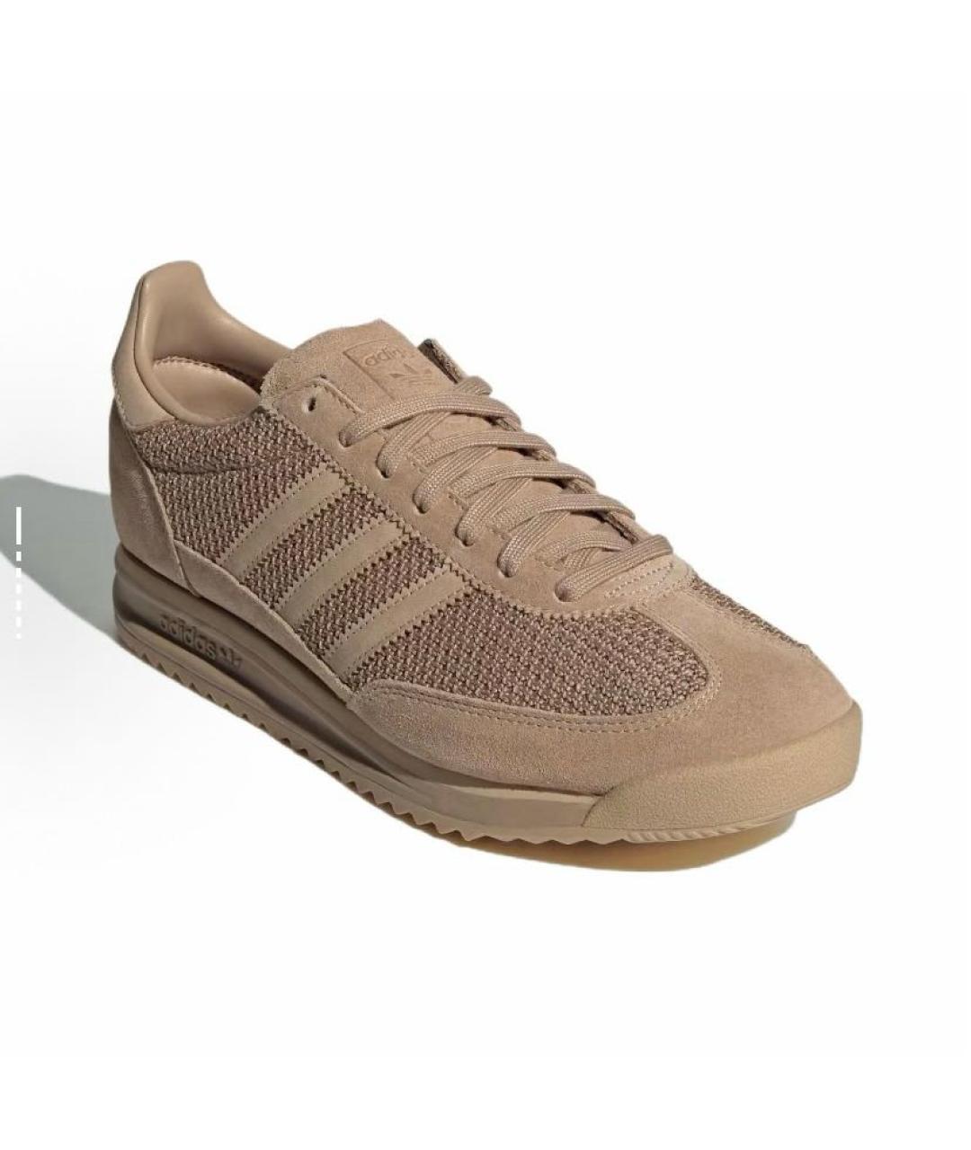 ADIDAS Бежевые текстильные кроссовки, фото 4