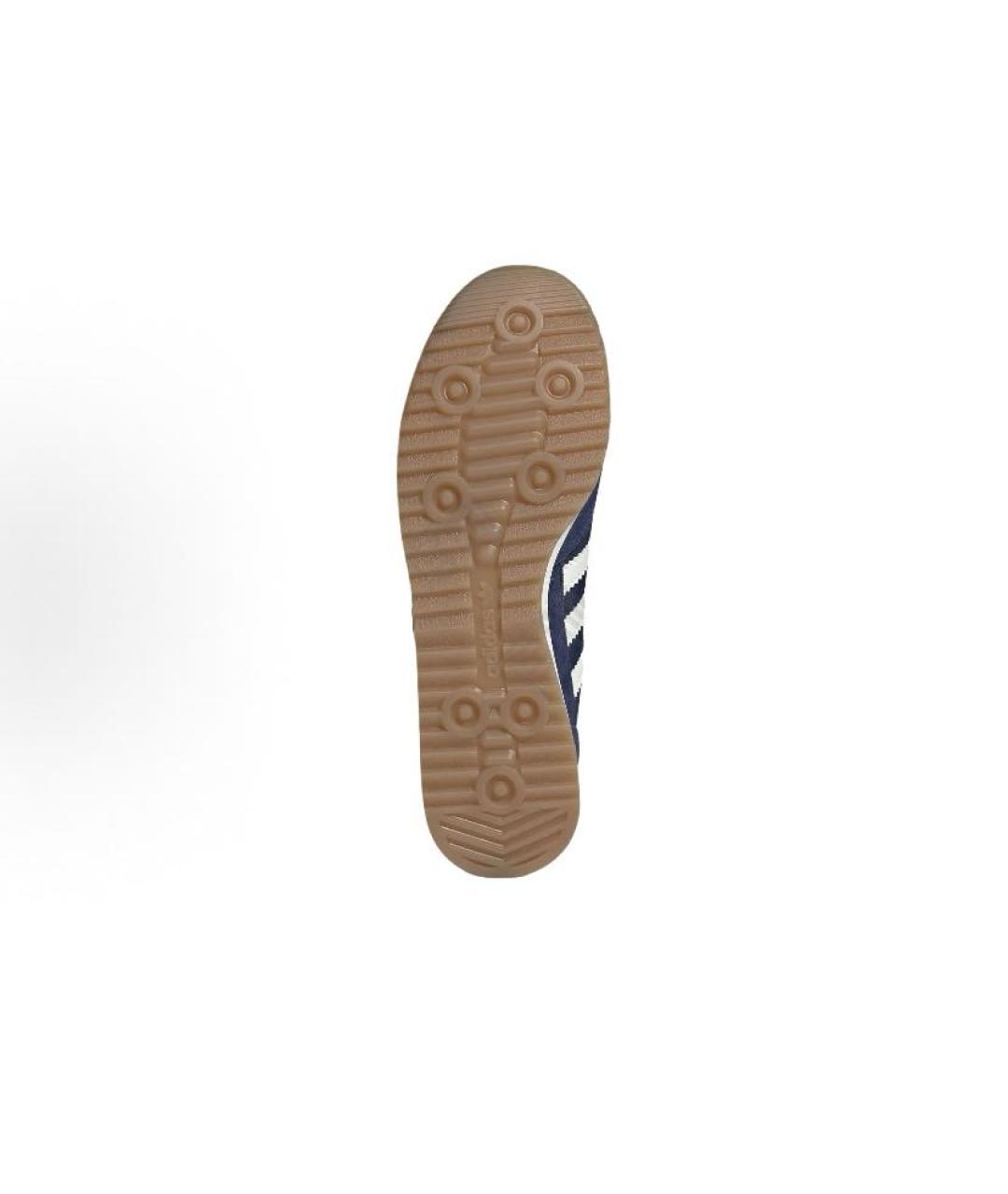 ADIDAS Темно-синие текстильные кроссовки, фото 6