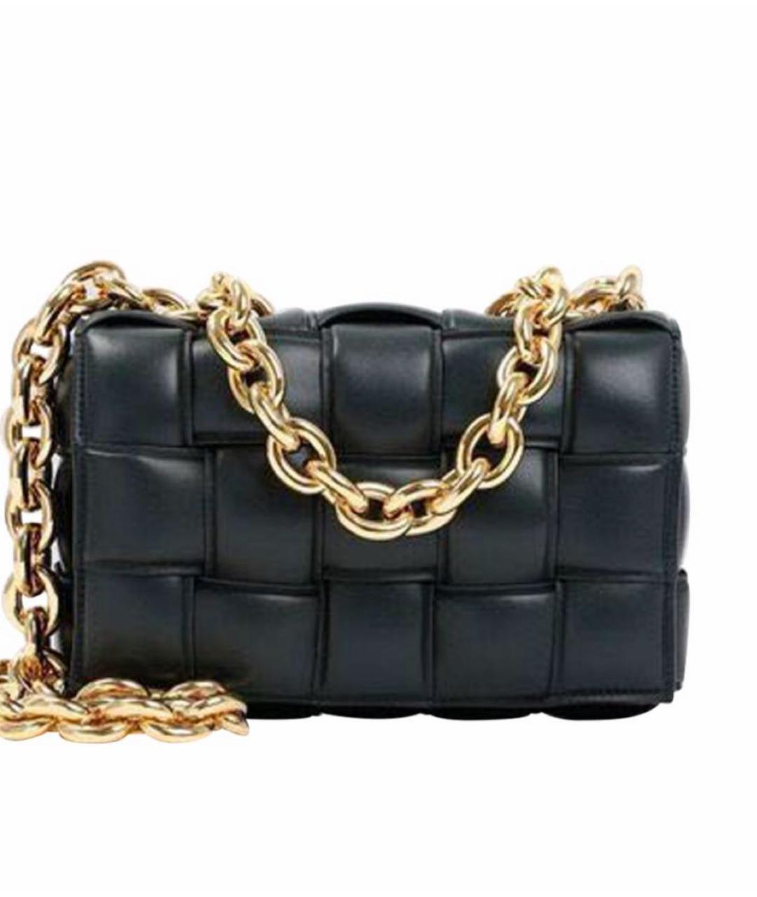 BOTTEGA VENETA Зеленая кожаная сумка через плечо, фото 1