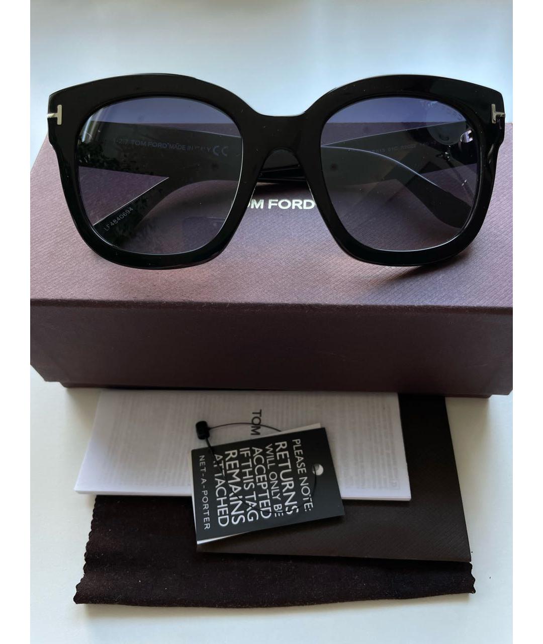 TOM FORD Черные солнцезащитные очки, фото 4