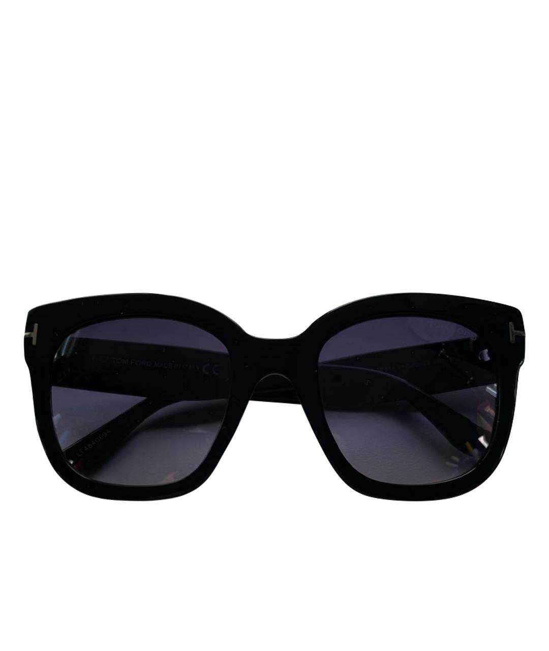 TOM FORD Черные солнцезащитные очки, фото 1