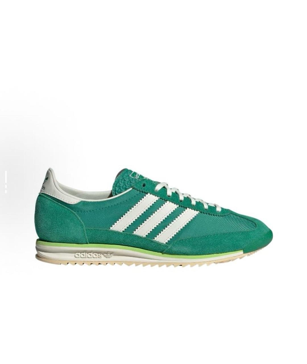 ADIDAS Зеленые текстильные кроссовки, фото 7