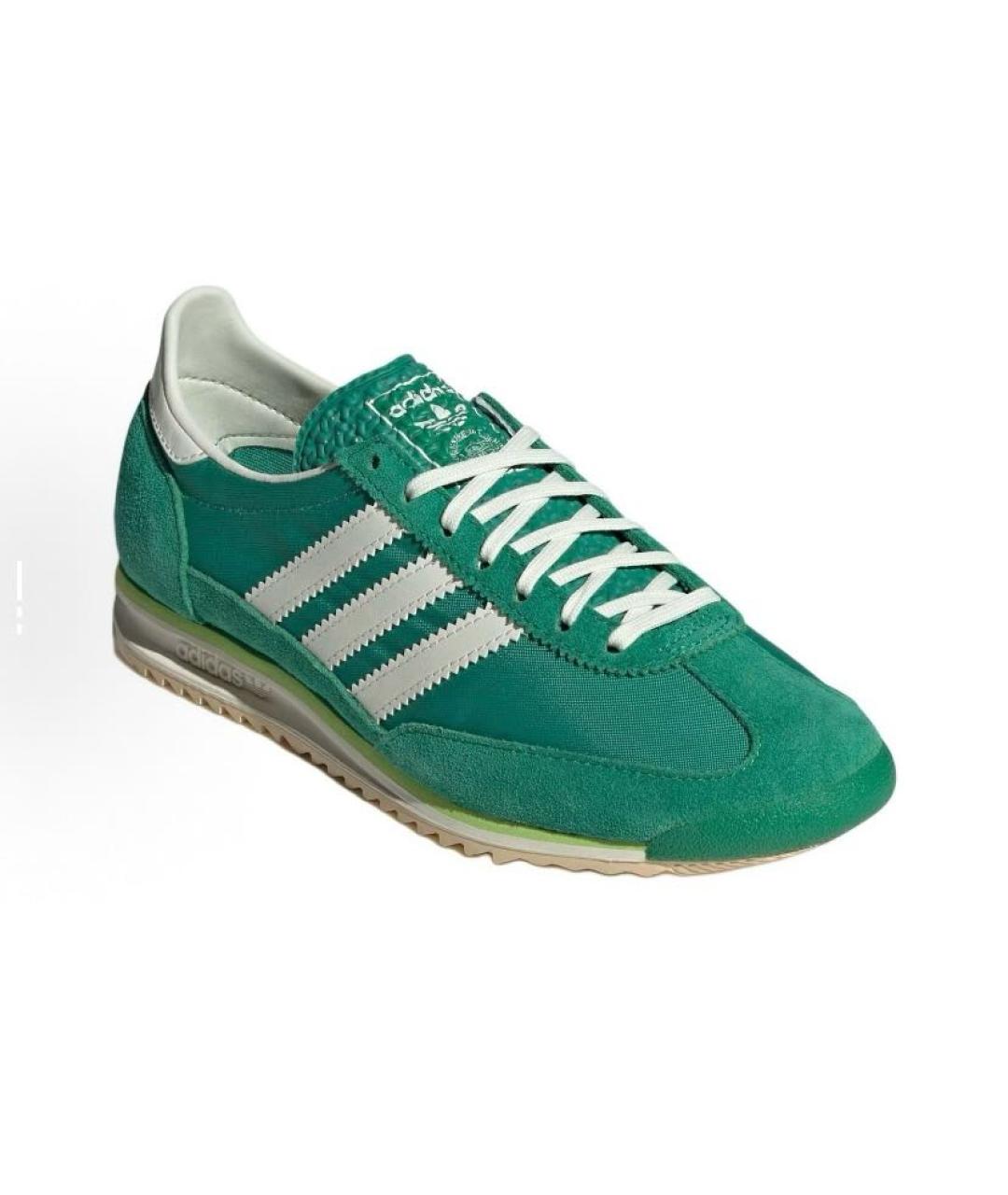 ADIDAS Зеленые текстильные кроссовки, фото 3