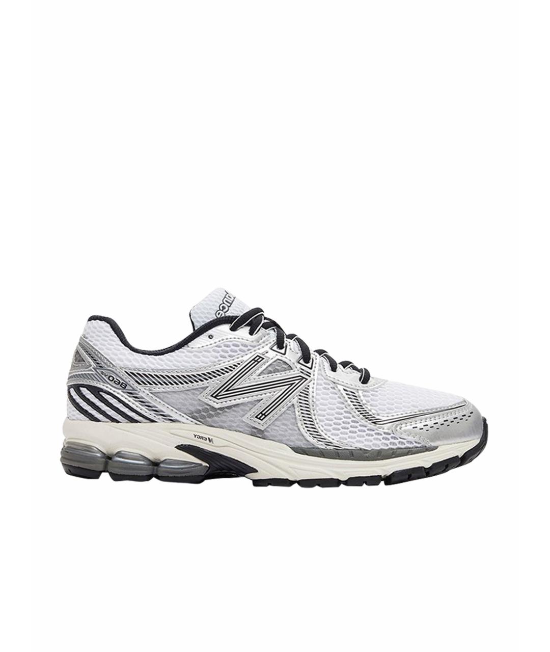 NEW BALANCE Серебряные кроссовки, фото 1