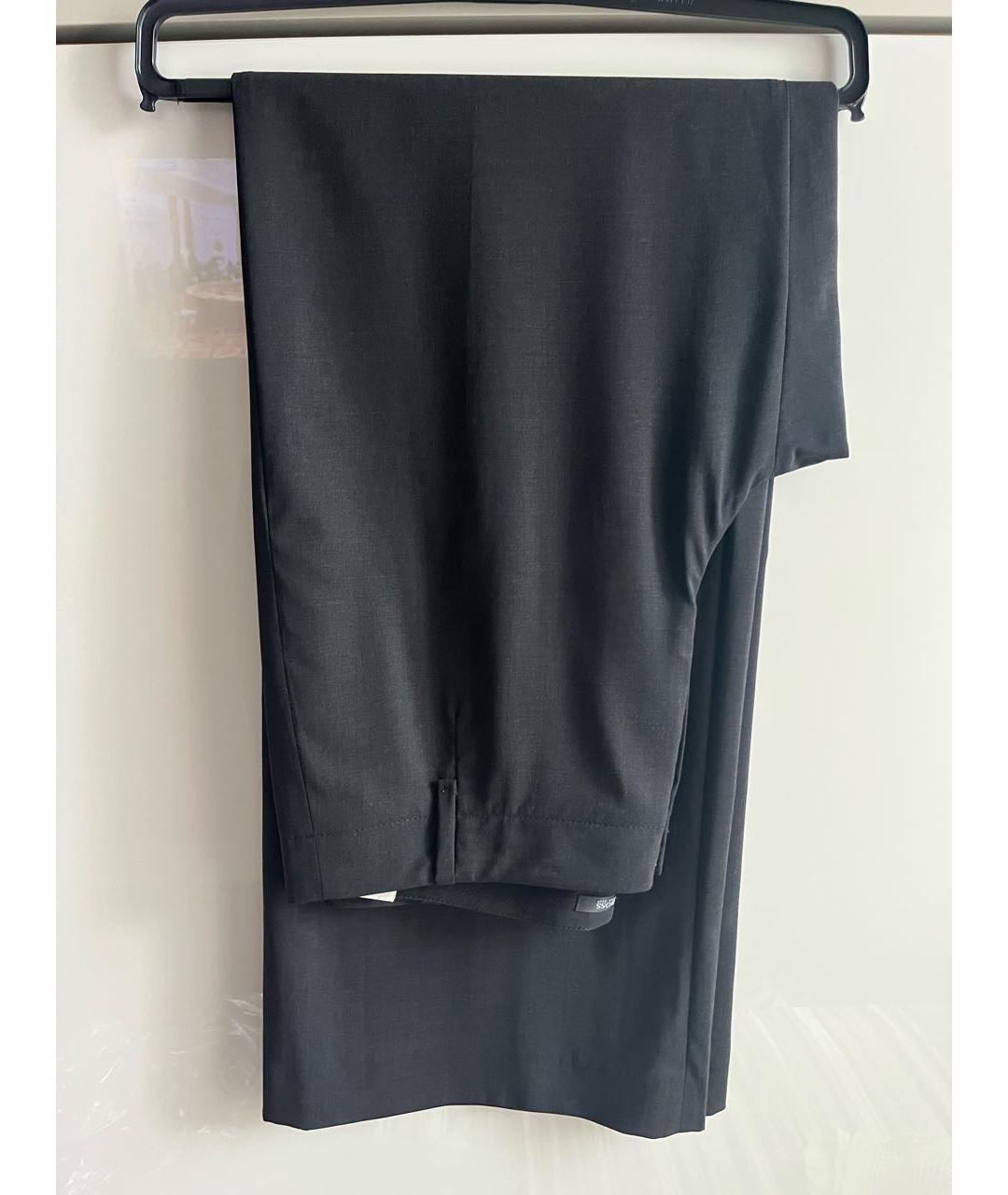 HUGO BOSS Черный шерстяной костюм с брюками, фото 2