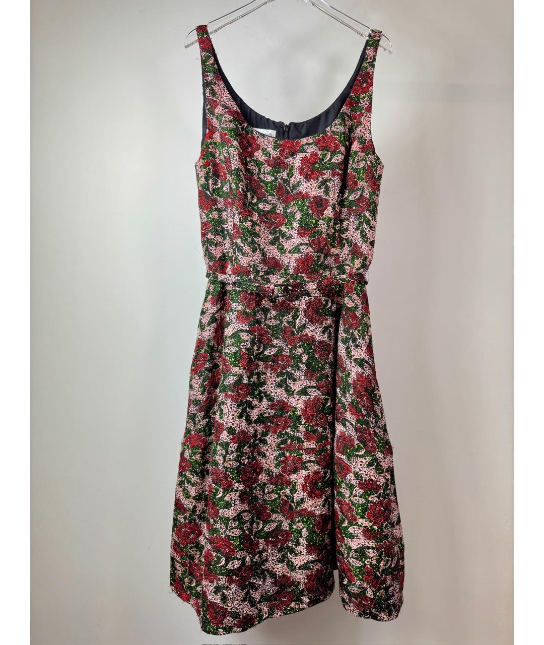 OSCAR DE LA RENTA Мульти коктейльное платье, фото 10