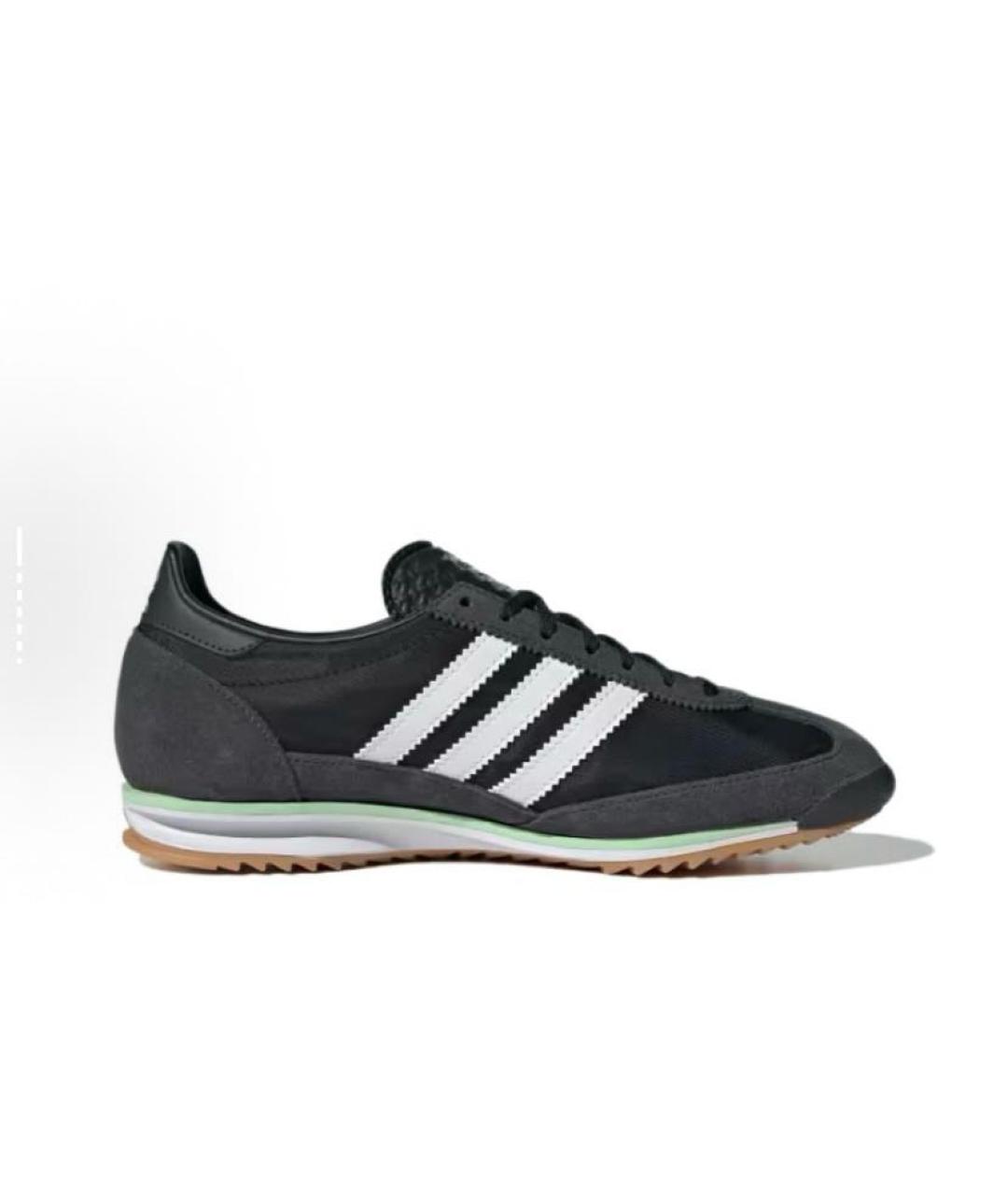 ADIDAS Черные текстильные кроссовки, фото 2