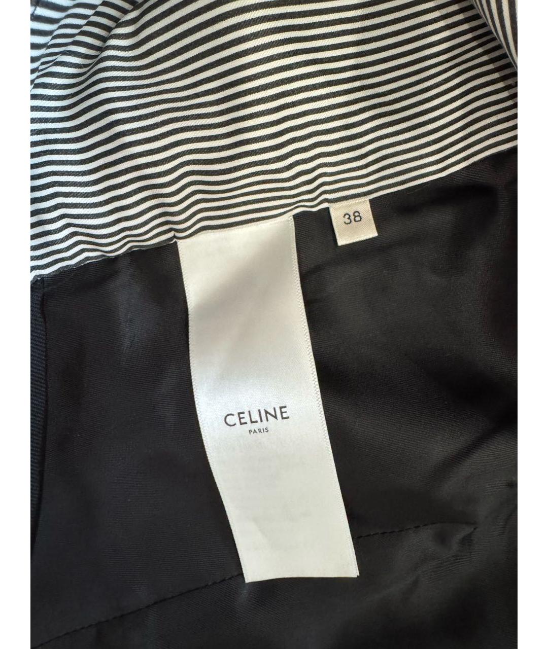 CELINE Черный вискозный жилет, фото 3