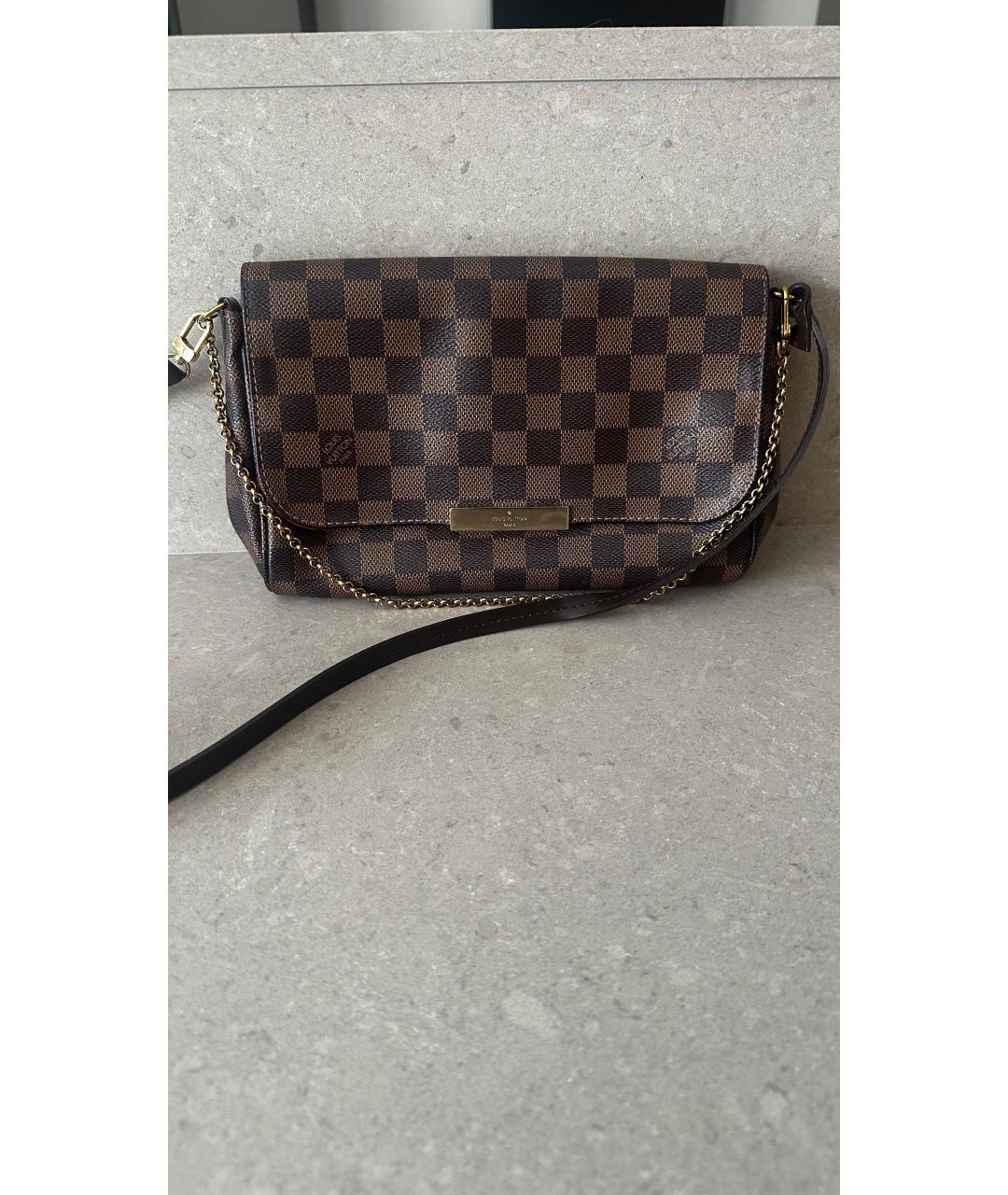 LOUIS VUITTON Коричневая сумка через плечо, фото 7
