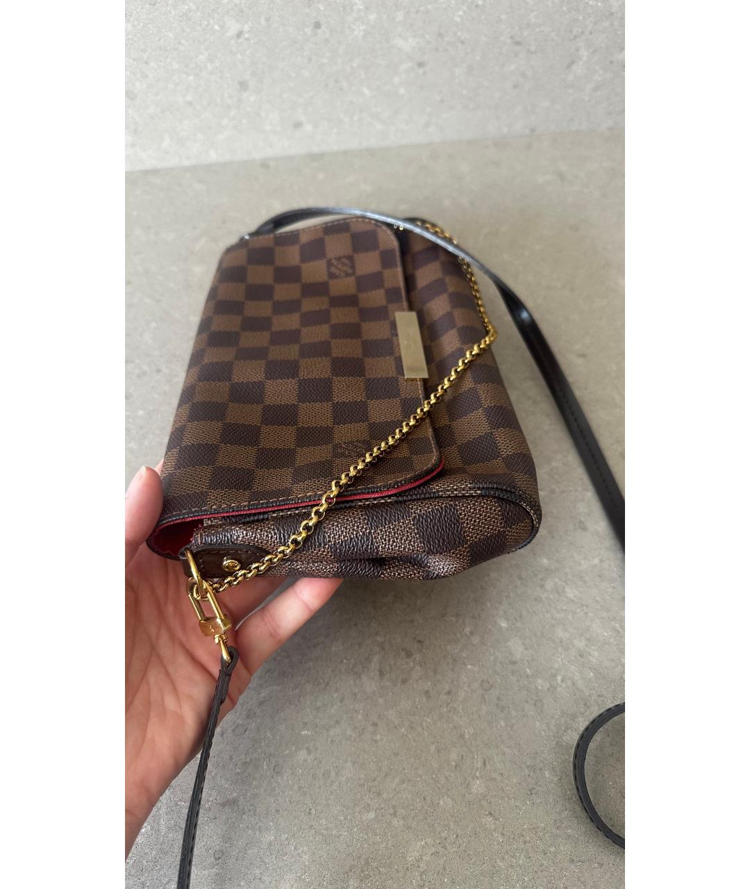 LOUIS VUITTON Коричневая сумка через плечо, фото 2