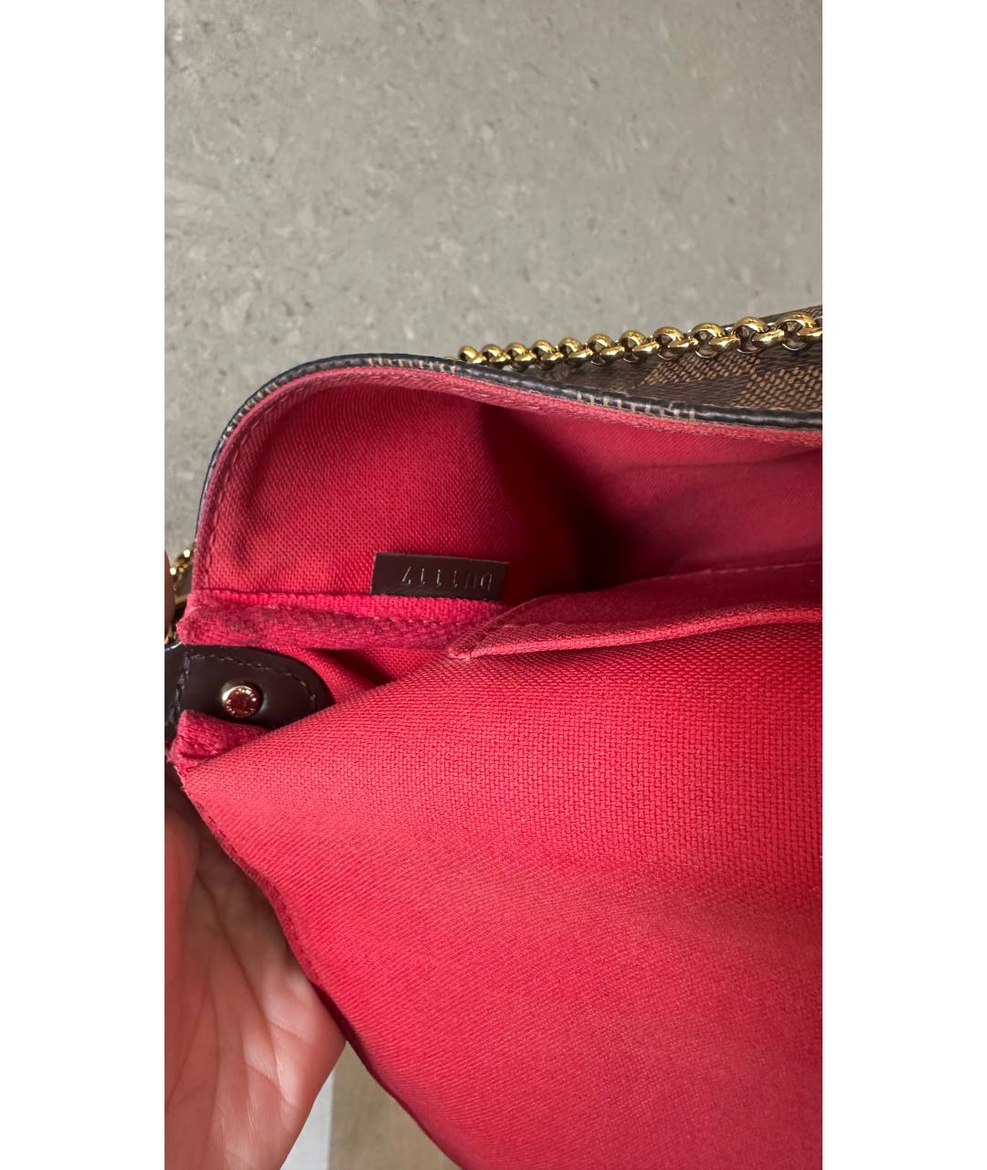 LOUIS VUITTON Коричневая сумка через плечо, фото 4
