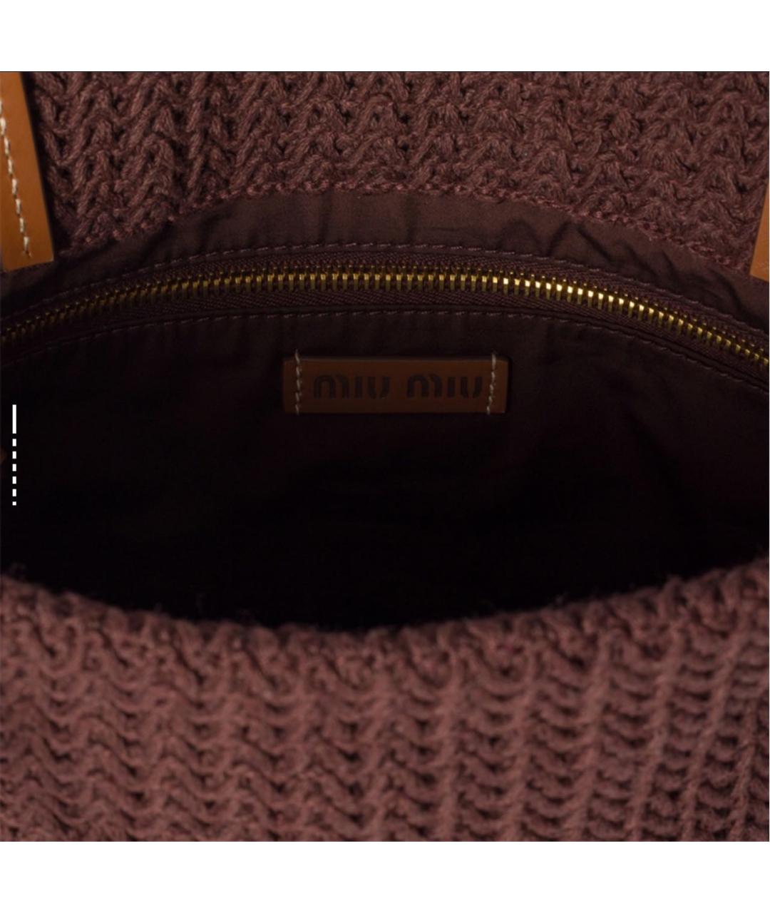 MIU MIU Мульти тканевая сумка тоут, фото 4