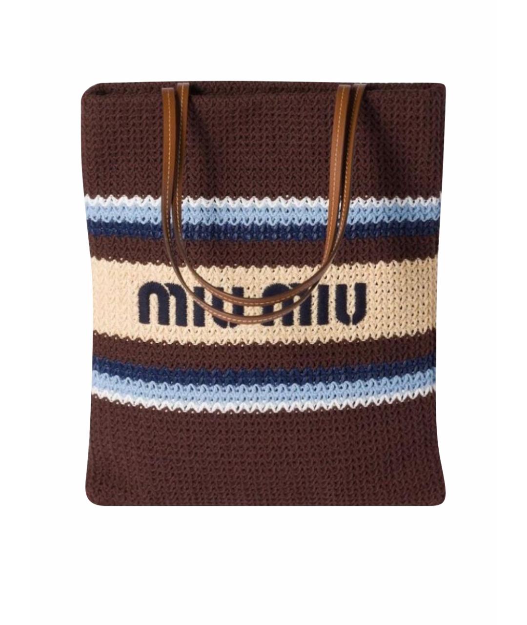 MIU MIU Мульти тканевая сумка тоут, фото 1