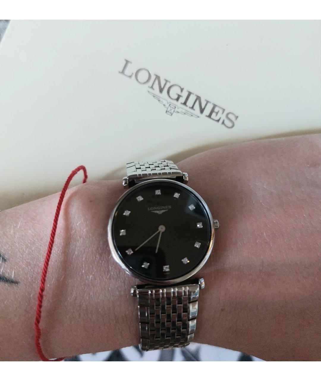 LONGINES Серебряные стальные часы, фото 2