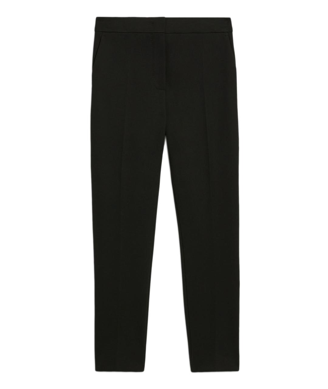 MAX MARA Черные прямые брюки, фото 1