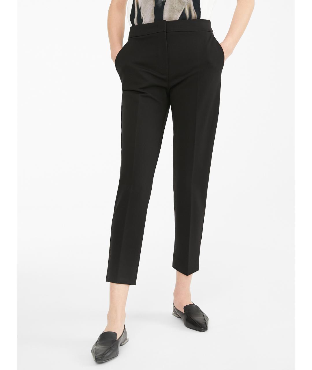 MAX MARA Черные прямые брюки, фото 3