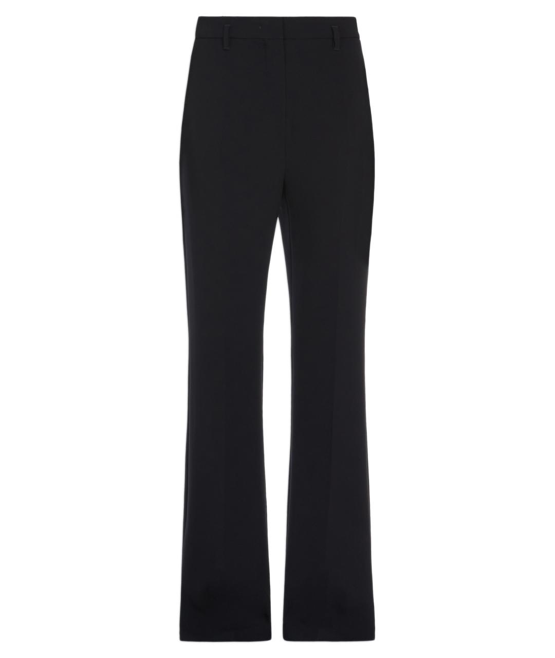 MAX MARA Черные прямые брюки, фото 1