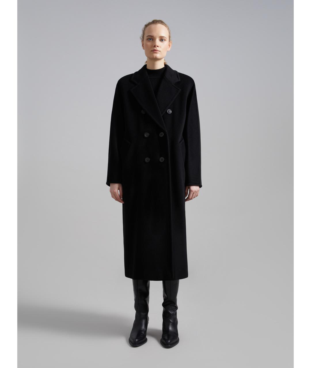 MAX MARA Черное пальто, фото 3