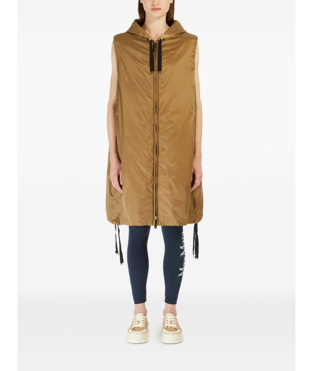 MAX MARA Коричневый жилет, фото 2