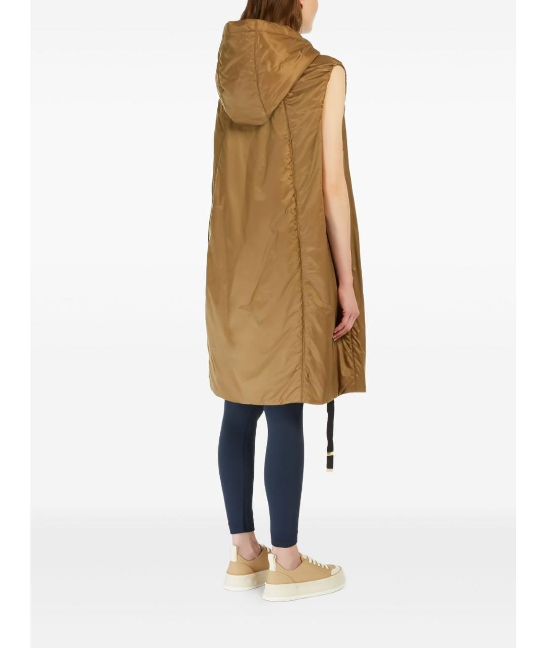 MAX MARA Коричневый жилет, фото 3