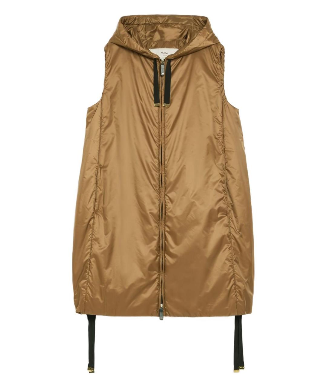 MAX MARA Коричневый жилет, фото 1