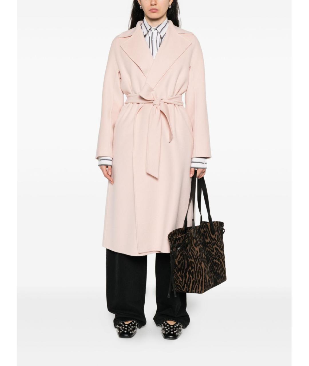 MAX MARA Розовое пальто, фото 2