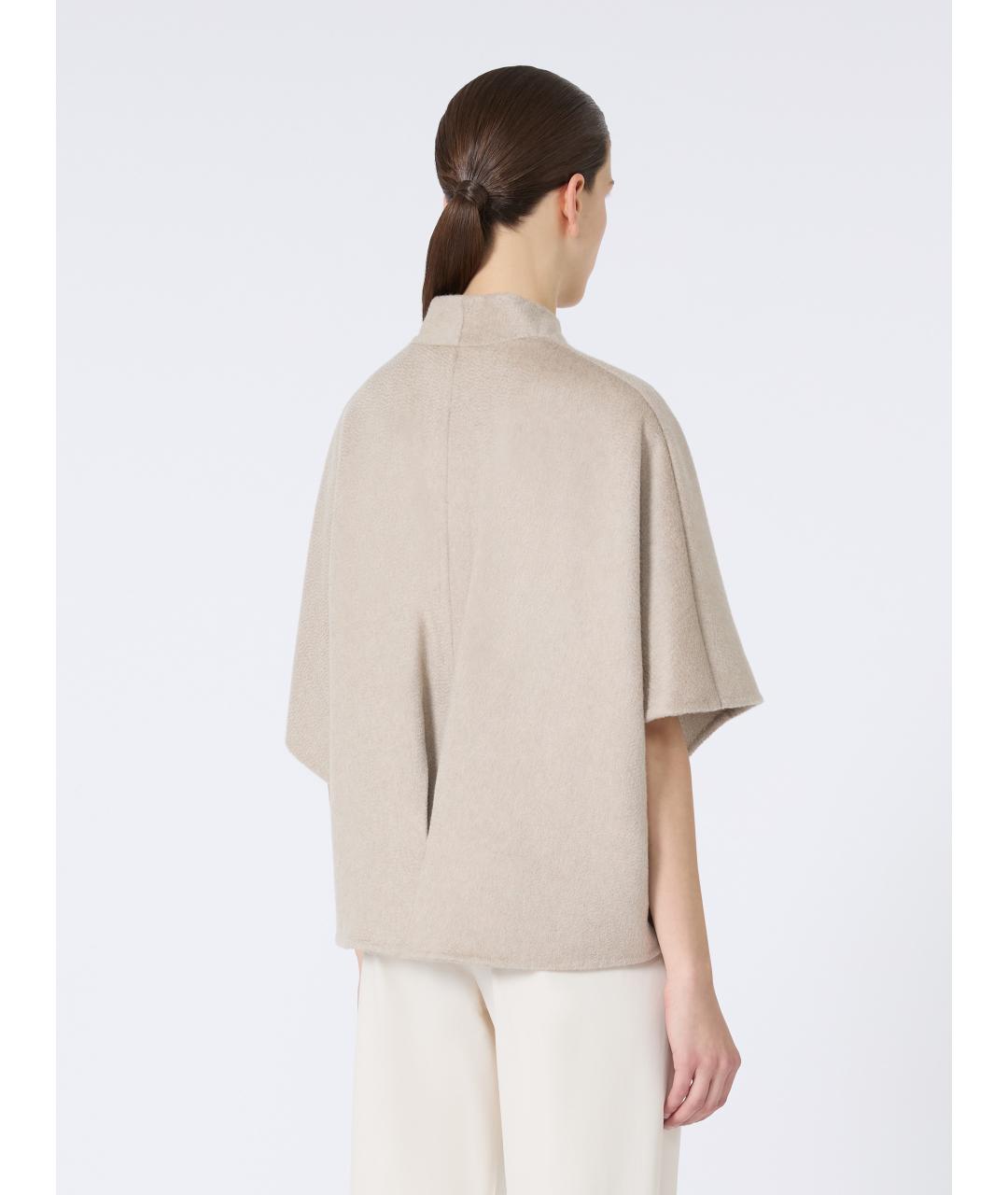 MAX MARA Бежевое кашемировое пальто, фото 4