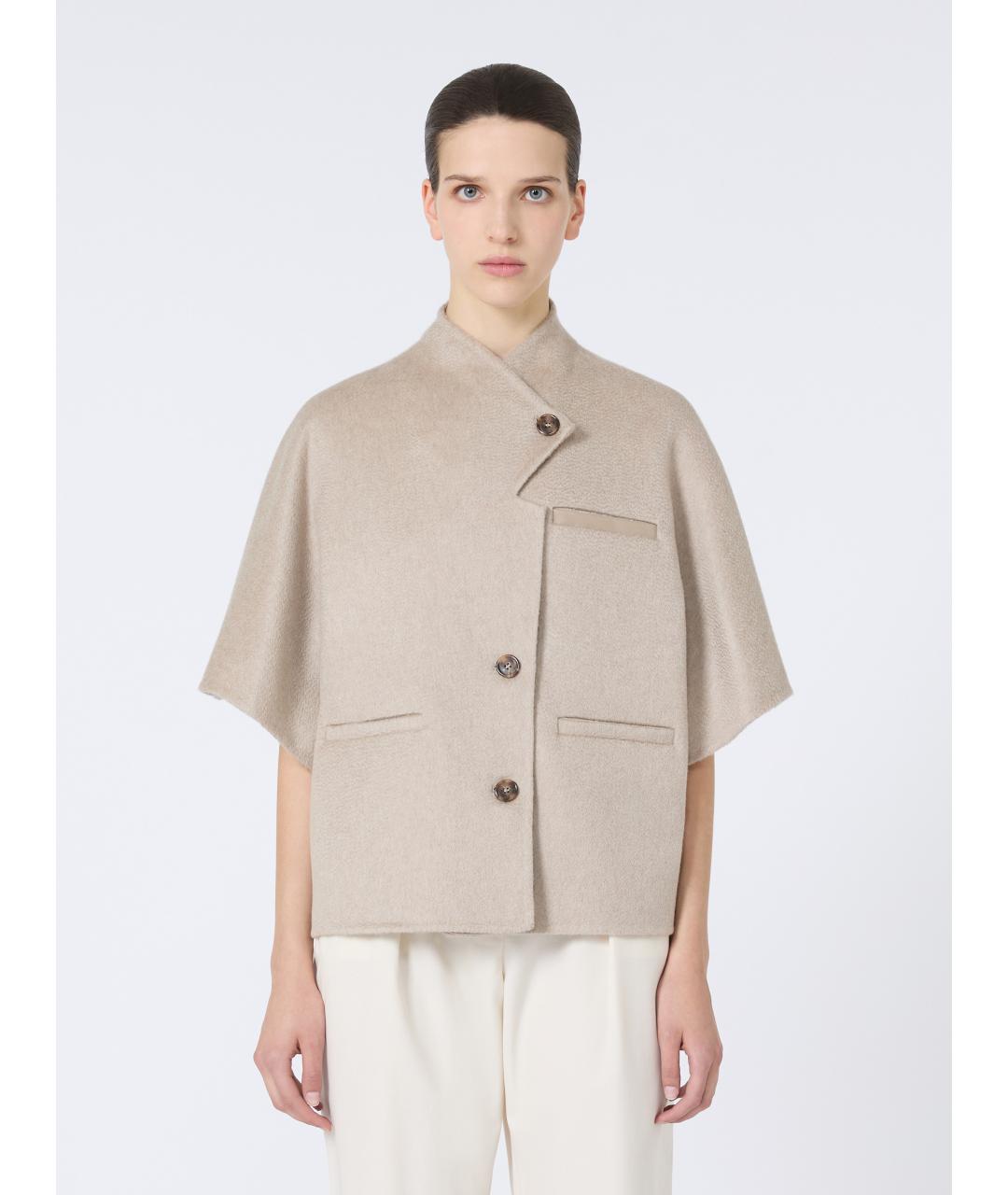MAX MARA Бежевое кашемировое пальто, фото 3