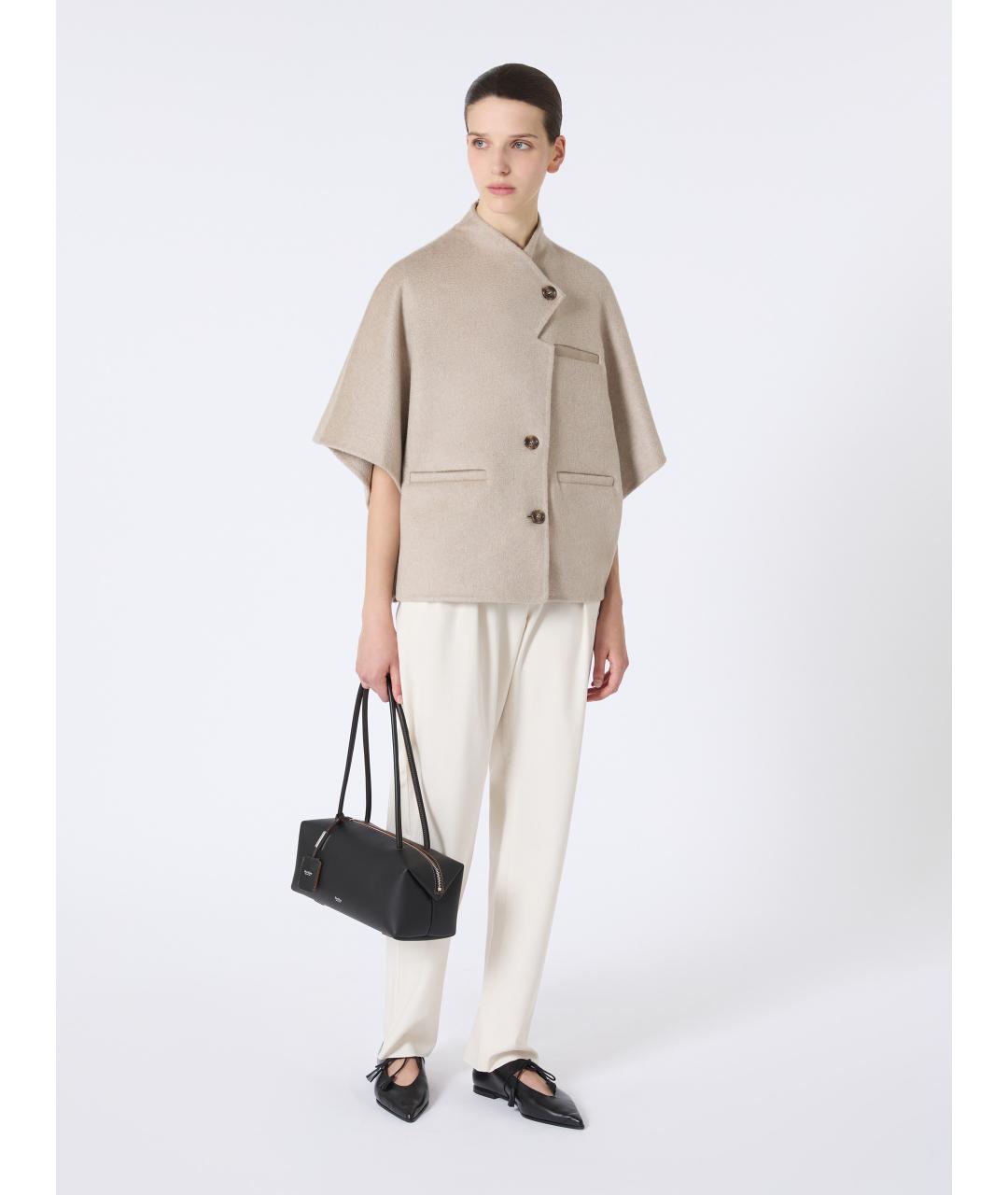 MAX MARA Бежевое кашемировое пальто, фото 2