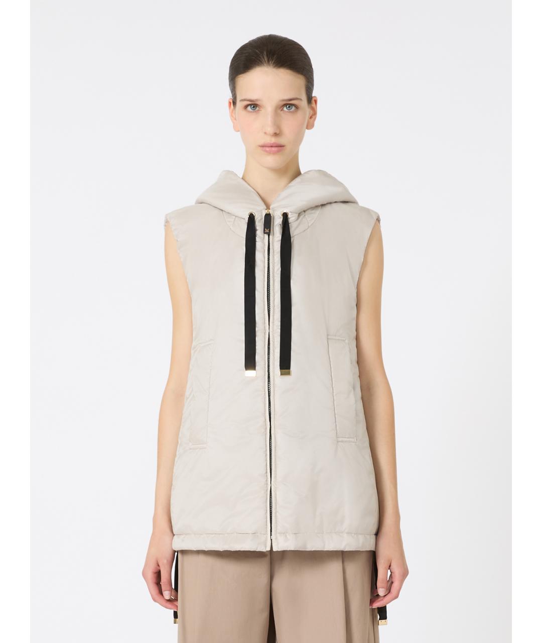 MAX MARA Бежевый жилет, фото 3