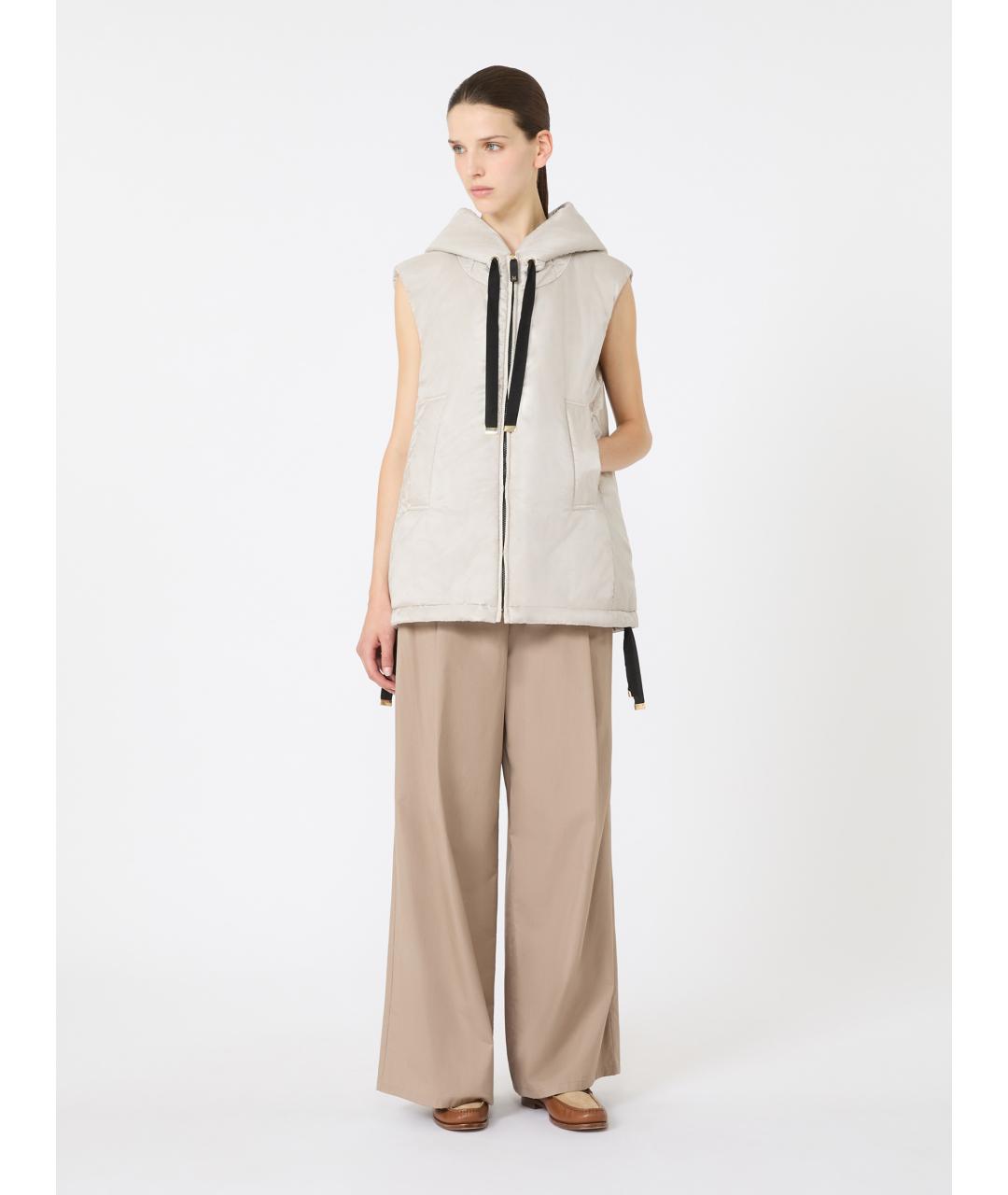 MAX MARA Бежевый жилет, фото 2