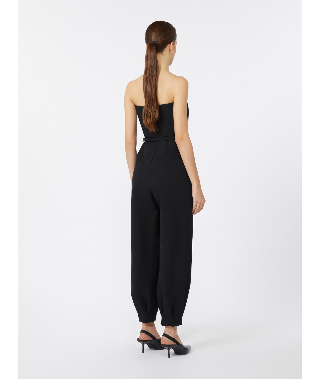 MAX MARA Черный полиэстеровый комбинезон, фото 4